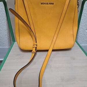 Michael Kors Yellow Crossbody Bag